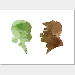 Couple Inspired Silhouette Posters and Art